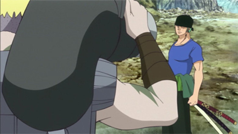 Ardem as Técnicas de Espadas! Law e Zoro Entram em Cena!